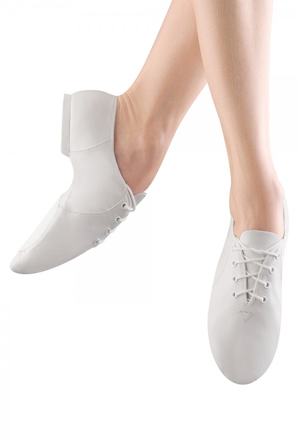 white jazz dance shoes